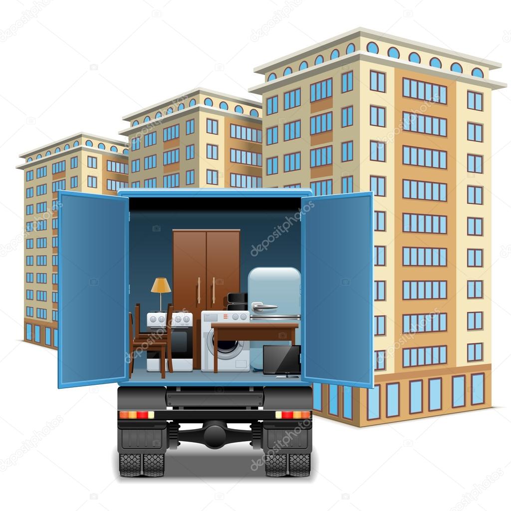 Vector Furniture Transportation