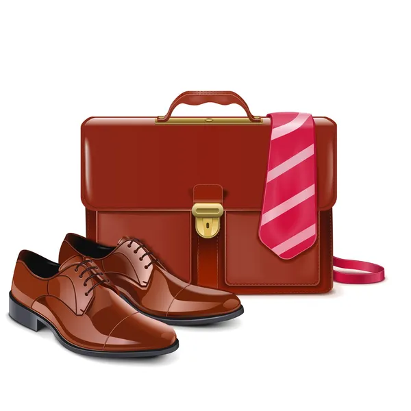 Vector Businessman Accessories — Stock Vector