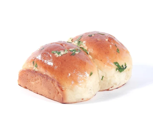 Bun with garlic — Stock Photo, Image