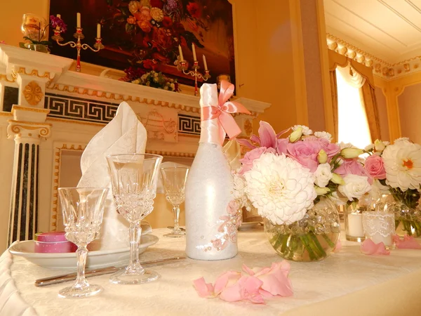 結婚式のテーブルの設定 — ストック写真
