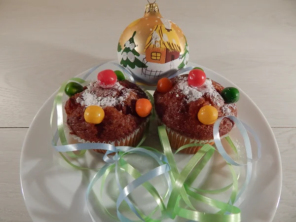 Tårta i julklapp — Stockfoto