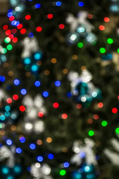 Fundo desfocado, ano novo, natal — Fotografia de Stock