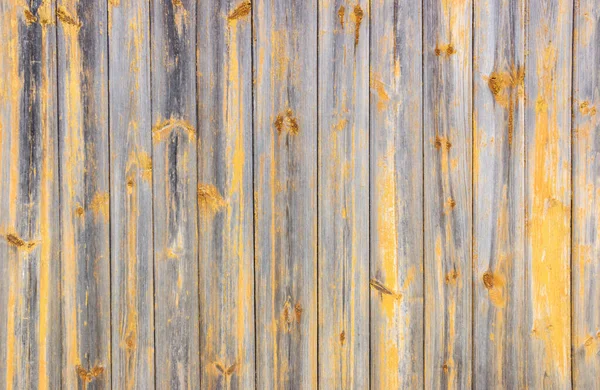 Old Grey Yellow Wooden Background Cracks Scratches Vintage Style — Stock Photo, Image