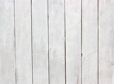 Eski gri ve beyaz ahşap arka planda eski tarz çatlaklar ve çizikler var.