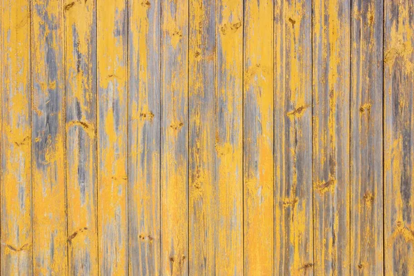 Old Grey Yellow Wooden Background Cracks Scratches Vintage Style — Stock Photo, Image