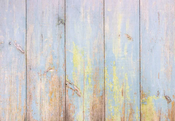 古老的蓝色和灰色木制背景 带有老式风格的裂缝和划痕 — 图库照片