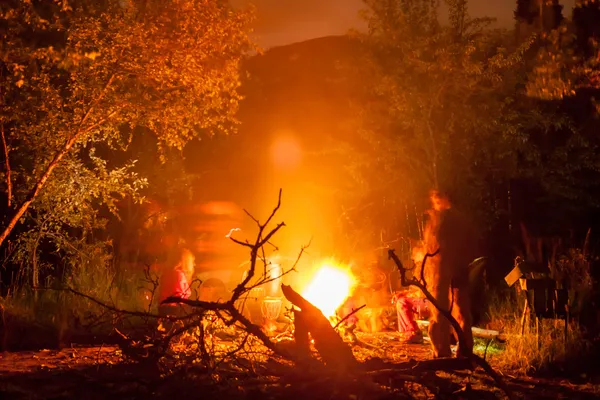 Night shaman Sabbath — Stock Photo, Image