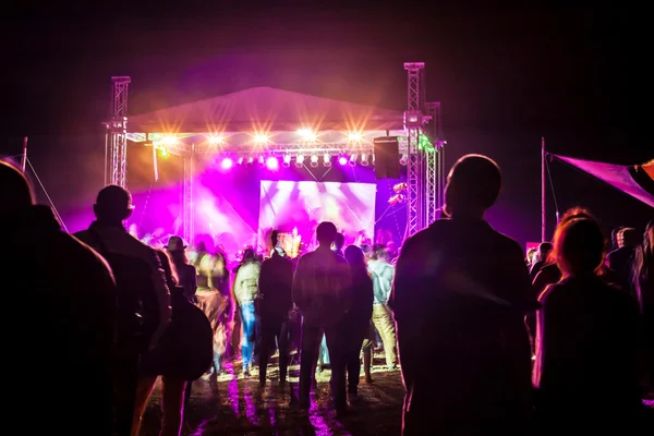 Outdoor concert bright and loud — Stock Photo, Image