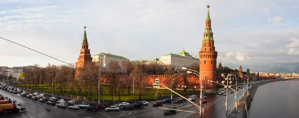 Centro de la capital rusa Moscú Castillo del Kremlin — Foto de Stock