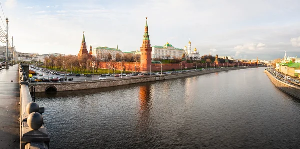 Centro de la capital rusa Moscú Castillo del Kremlin — Foto de Stock