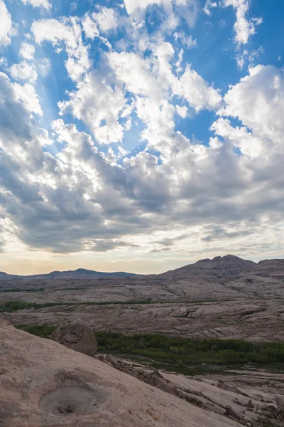 Amazing beauty of the mountains at sunset — Stock Photo, Image