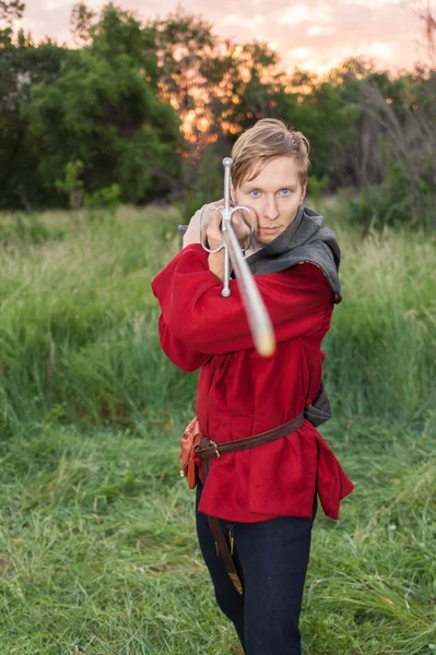 Medieval sword symbol of power. — Stock Photo, Image