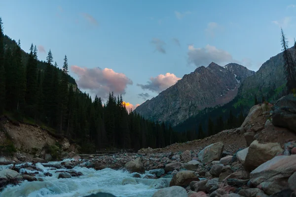 Úžasně krásné hory v létě — Stock fotografie