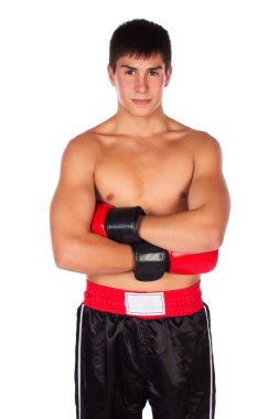 genç erkek kick boks şampiyonu