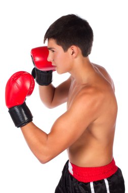 genç erkek kick boks şampiyonu
