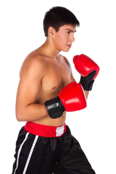 Joven kickboxer masculino —  Fotos de Stock