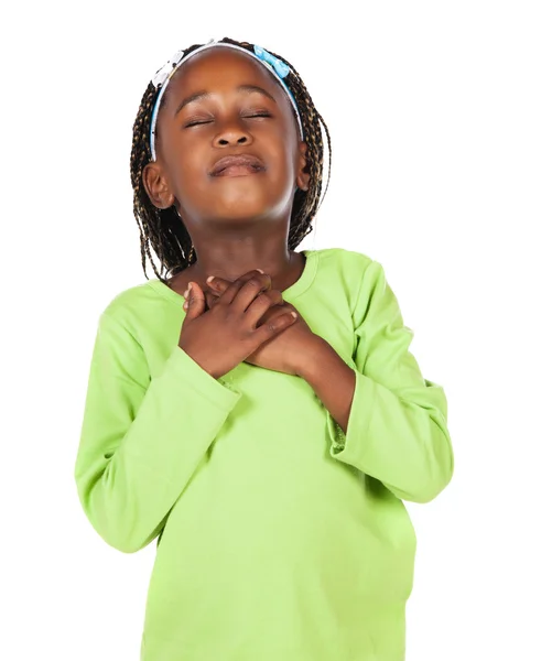 sevimli Afrikalı kız