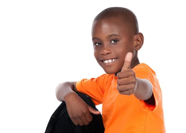 Schattige Afrikaanse jongen — Stockfoto