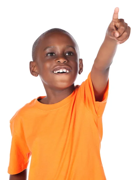 Симпатичный африканский мальчик — стоковое фото