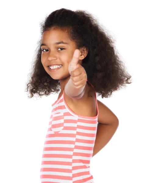 sevimli Afrikalı kız