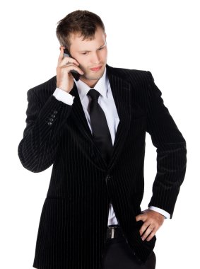 Yakışıklı beyaz işadamı