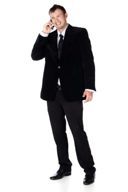 Yakışıklı beyaz işadamı