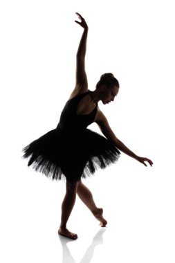 Female ballet dancer clipart