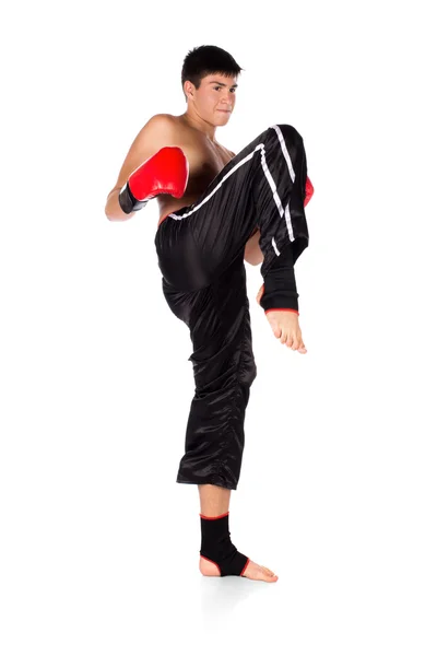 Young male kickboxer — Stock Photo, Image