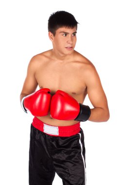 genç erkek kick boks şampiyonu