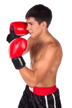 genç erkek kick boks şampiyonu