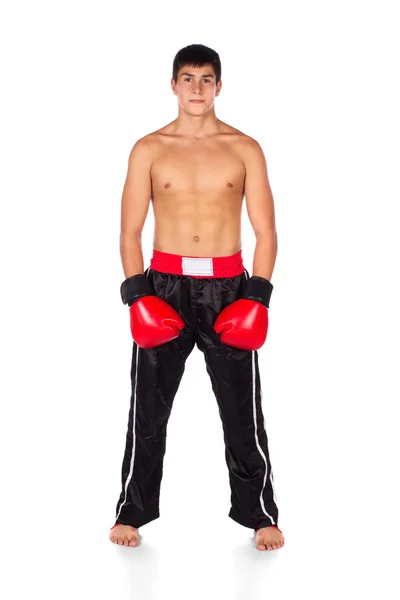 Joven kickboxer masculino —  Fotos de Stock