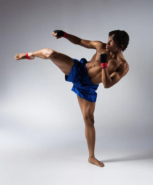 Male boxing fighter — Stock Photo, Image