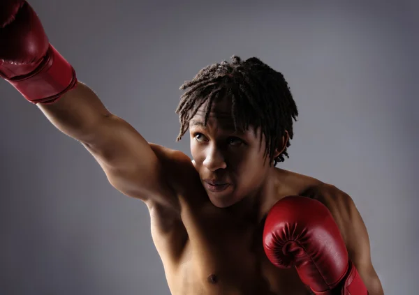 Erkek boks fighter — Stok fotoğraf