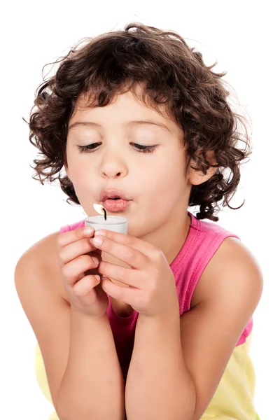 Adorable caucasian girl — Stock Photo, Image