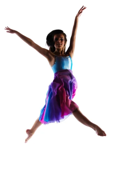 Dançarina moderna feminina — Fotografia de Stock