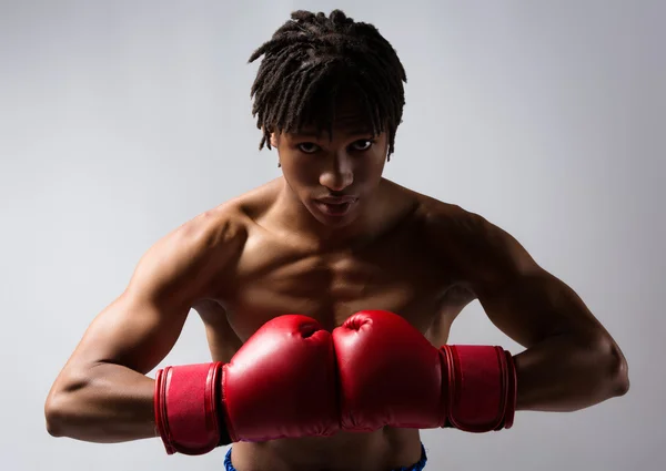 Manliga boxning fighter — Stockfoto