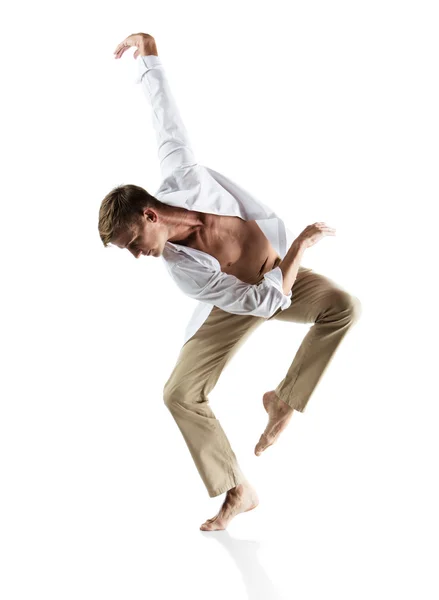 Caucasian male dancer — Stock Photo, Image