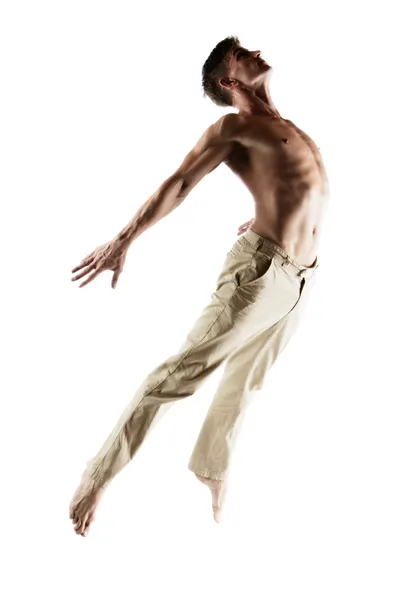 Kaukasische mannelijke danser — Stockfoto