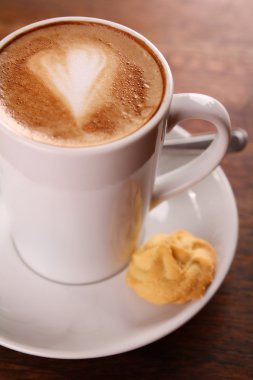 lezzetli aromatik cappuccino