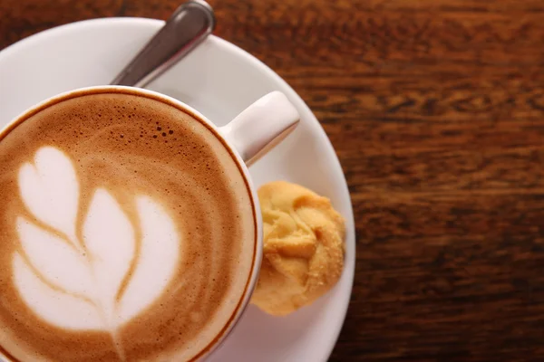 Cappuccino aromatik lezat — Stok Foto