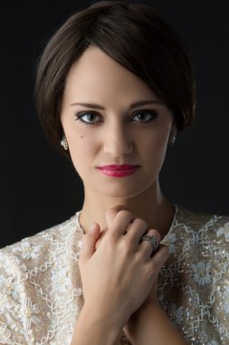 güzel bir vintage kız