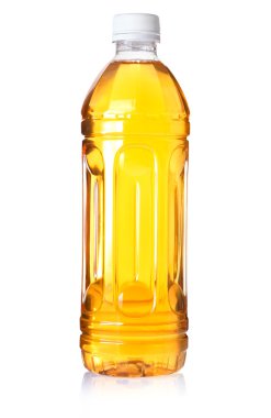 çay petrol izole simgesini bir şişe