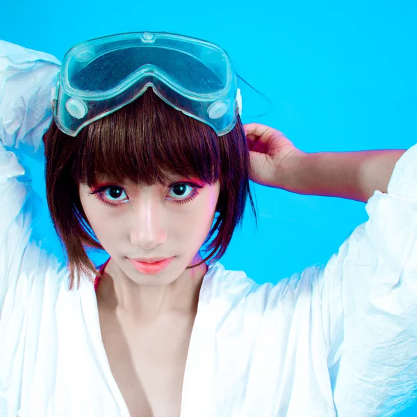 Asian science fiction girl — Stock Photo, Image