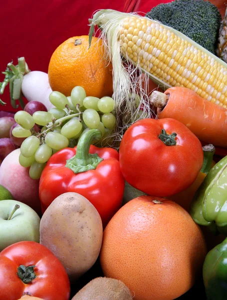 Produtos hortícolas de frutas mistas — Fotografia de Stock