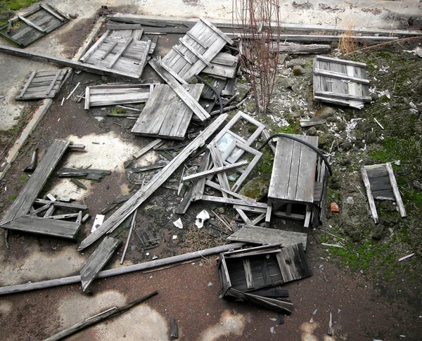 Ruinas dilapidadas del día del juicio final —  Fotos de Stock