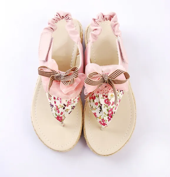 Güzel yaz kadın ayakkabı — Stok fotoğraf