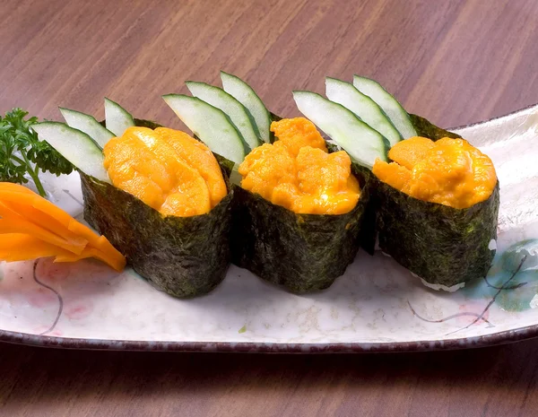 Urchin sushi — Stock Photo, Image