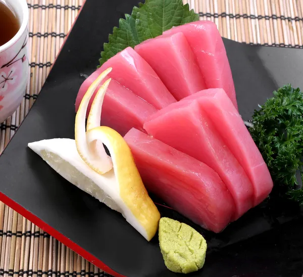 Japanese food sushi set tuna design photo — Stock Photo, Image