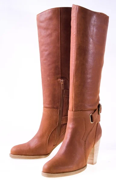 Regalo chica de moda zapatos botas mujer — Zdjęcie stockowe