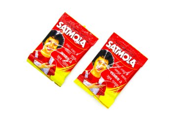 Noida, Utter Pardesh, Hindistan - 22 Ekim 2021, Satmola, Noida 22 Ekim 2021 'de seçici odaklı beyaz arkaplanda satmola resmi